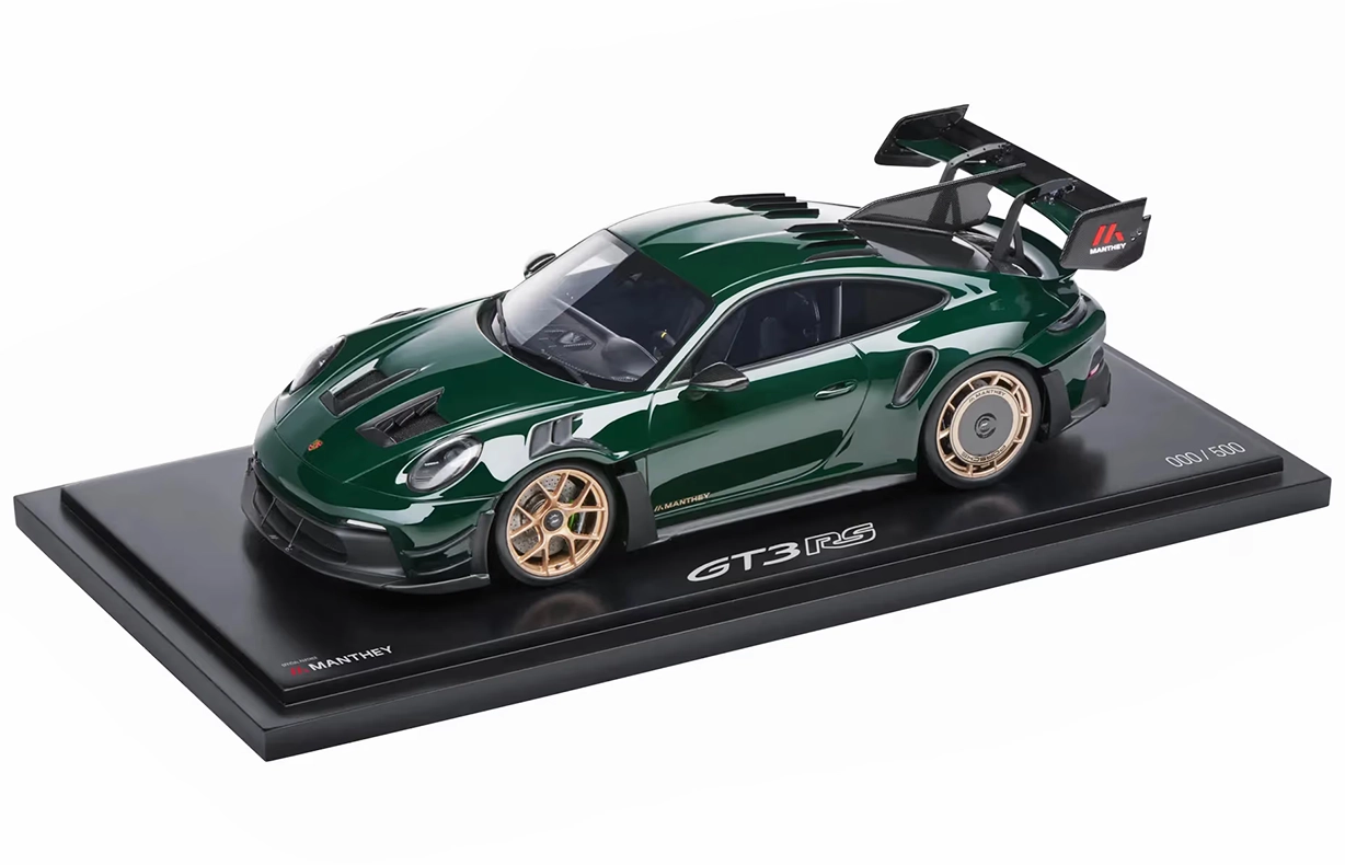2018 Porsche GT3 RS Scale Model in Chalk